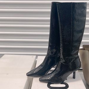 Schultz knee high boots